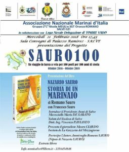 SALVE (Lecce) - Presentazione progetto "SAURO100" e libro "Nazario Sauro. Storia di un marinaio" presso Sala Convegni Palazzo Ramirez @ Palazzo Ramirez, Sala Convegni | Salve | Puglia | Italia