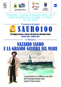 TERRACINA - Conferenza "Nazario Sauro e la Grande Guerra sul mare" presso la Scuola Media Statale "A. Monti" @ Terracina scuola media Monti | Terracina | Lazio | Italia